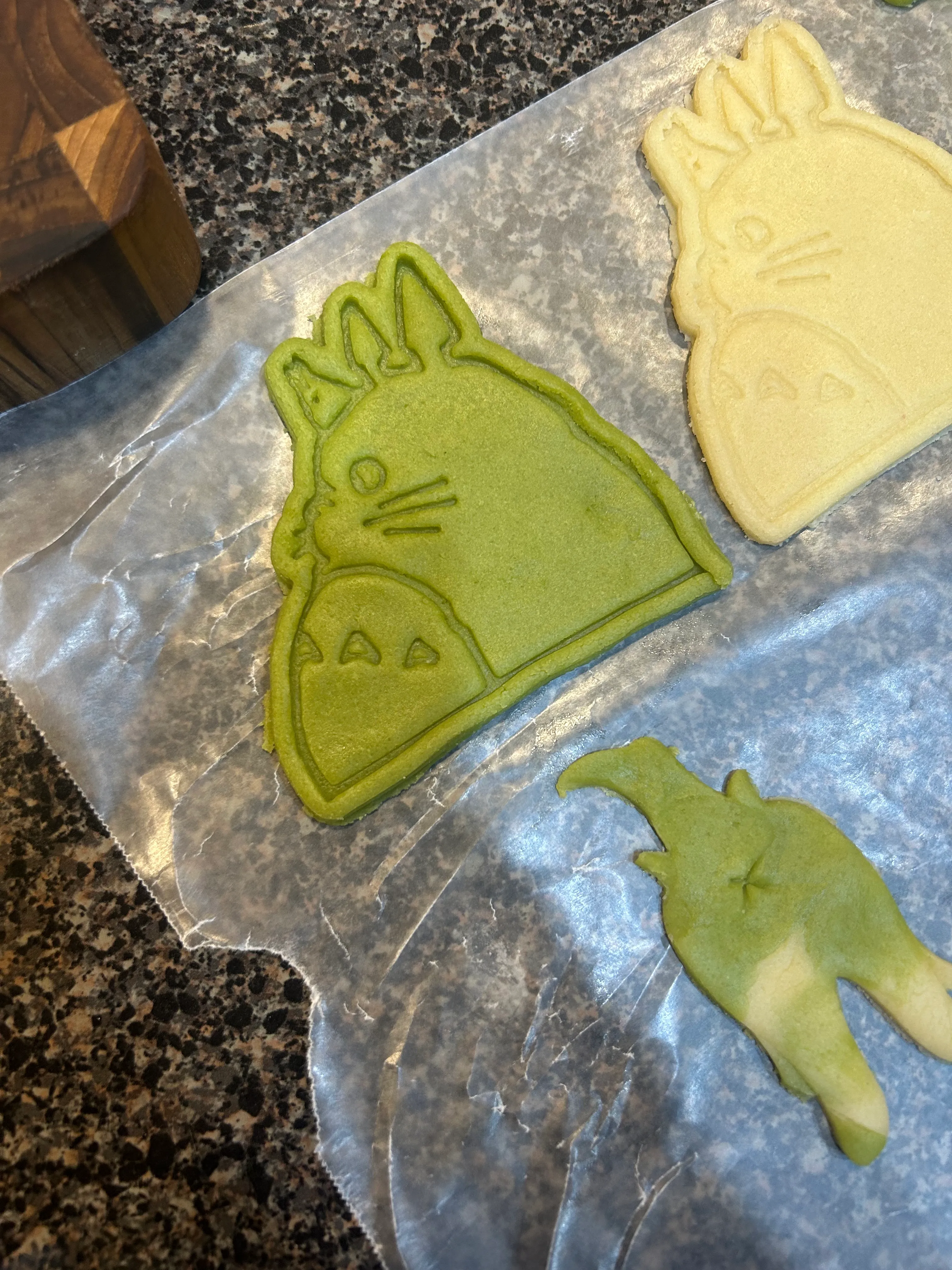 Totoro Matcha Cookies